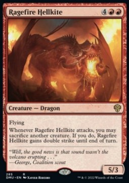 Ragefire Hellkite XDMU-285 Rare Excellent Englisch Foil