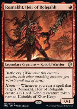 Rosnakht, Heir of Rohgahh DMC-25 Rare Excellent Englisch Foil