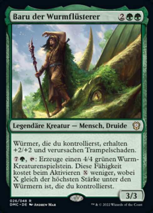 Baru, Wurmspeaker DMC-26 Rare Near Mint Deutsch