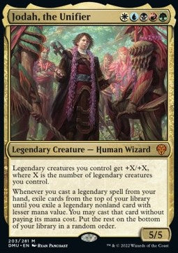 Jodah, the Unifier DMU-203 Mythic Excellent Englisch Foil
