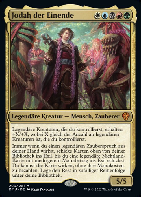 Jodah der Einende DMU-203 Mythic Near Mint Deutsch