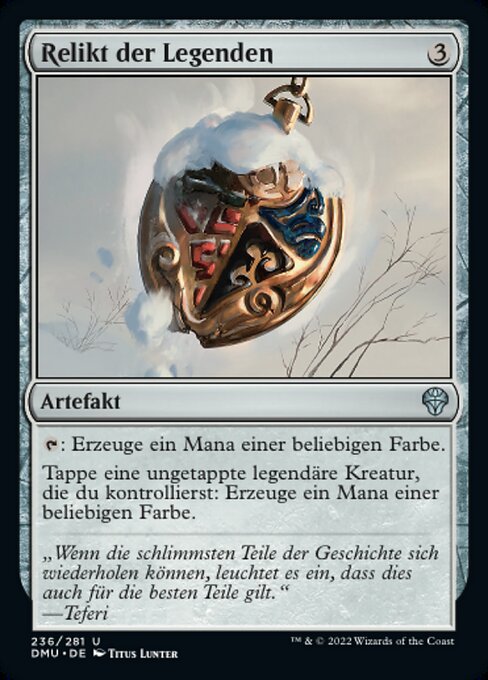 Relikt der Legenden DMU-236 Uncommon Near Mint Deutsch Foil