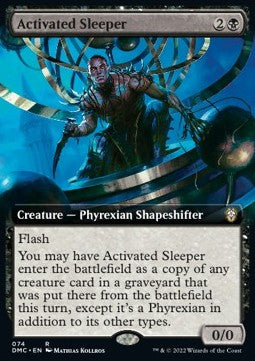 Activated Sleeper XDMC-74 Rare Near Mint Deutsch Foil