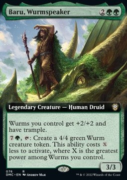 Baru, Wurmspeaker XDMC-76 Rare Near Mint Englisch Foil