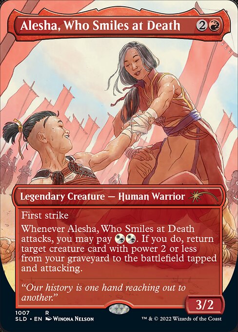 Alesha, Who Smiles at Death SLDPA-1007 Rare Good Englisch Foil