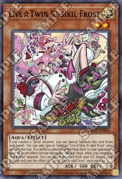 LiveTwin Ki-sikil Frost MP22-064 Super Rare Excellent Deutsch 1. Auflage
