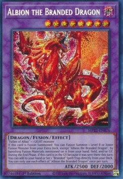 Albion der markierte Drache MP22-076 Secret Rare Light Played Deutsch 1. Auflage