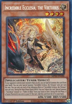 Unglaubliche Ecclesia, die Tugendhafte MP22-188 Secret Rare Light Played Deutsch 1. Auflage