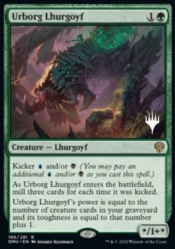 Urborg Lhurgoyf PDMU-186 Rare Near Mint Englisch Foil