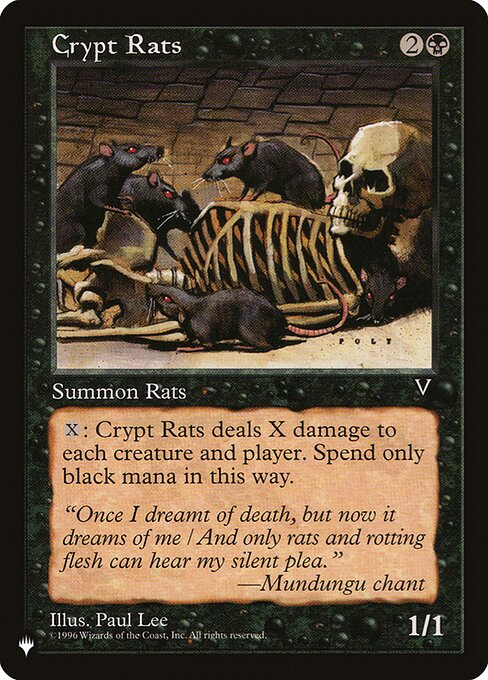 Crypt Rats ZNL- Common Near Mint Englisch