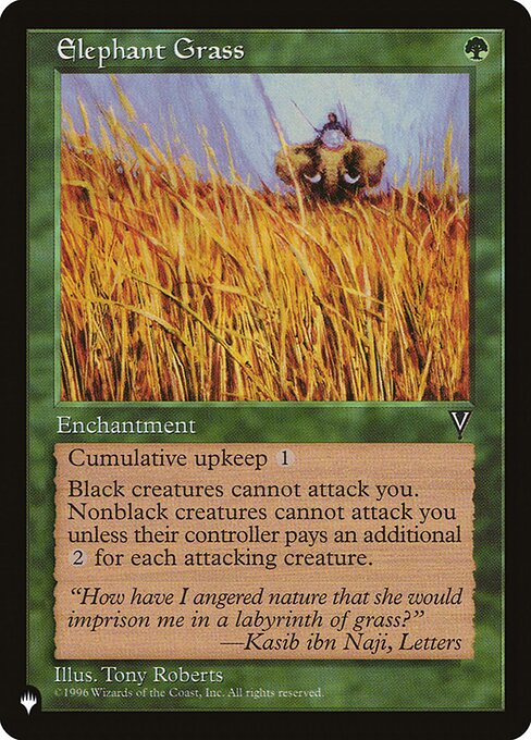 Elefantengras ZNL- Uncommon Near Mint Englisch