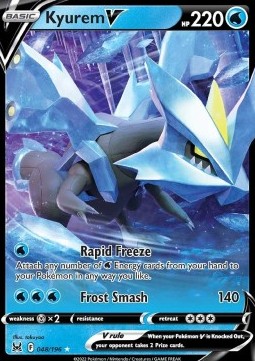 Kyurem V LOR-048 Ultra Rare Good Englisch