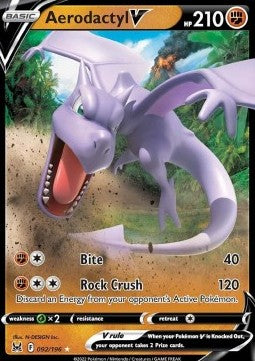 Aerodactyl V LOR-092 Ultra Rare Excellent Englisch