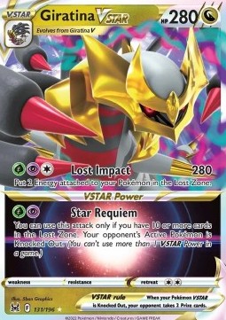 Giratina VSTAR LOR-131 Ultra Rare Excellent Deutsch