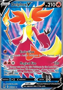 Delphox V LOR-173 Ultra Rare Near Mint Englisch