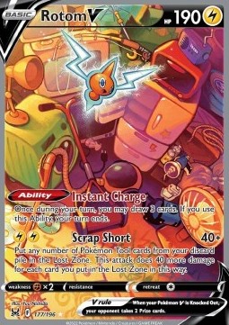 Rotom V LOR-177 Ultra Rare Near Mint Deutsch