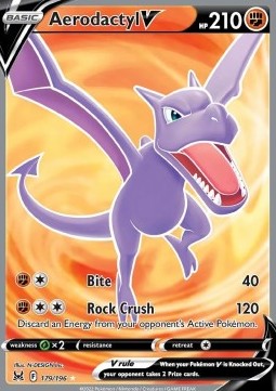 Aerodactyl V LOR-179 Ultra Rare Near Mint Englisch