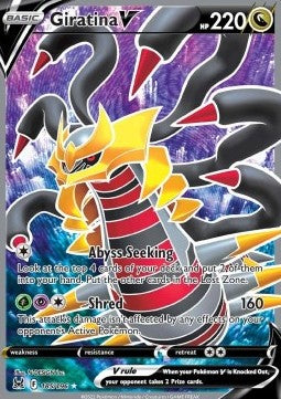 Giratina V LOR-185 Ultra Rare Poor Deutsch
