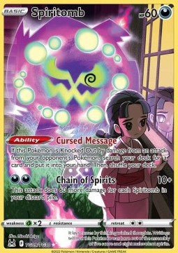 Spiritomb LOR-TG09 Holo Rare Excellent Englisch