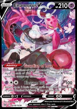 Enamorus V LOR-TG18 Ultra Rare Near Mint Englisch
