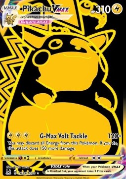 Pikachu VMAX LOR-TG29 Secret Rare Light Played Deutsch