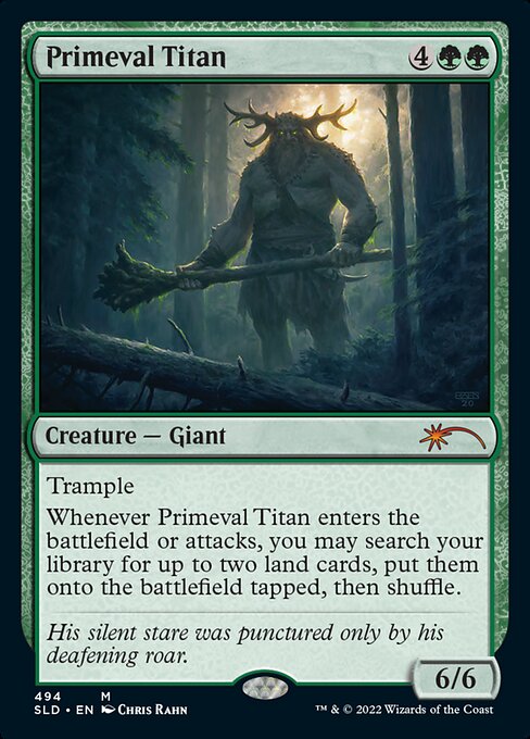 Primeval Titan SLDJS-494 Mythic Near Mint Englisch Foil