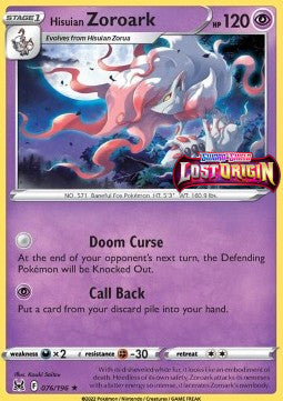 Hisui-Zoroark LOR-076 Promo Near Mint Deutsch