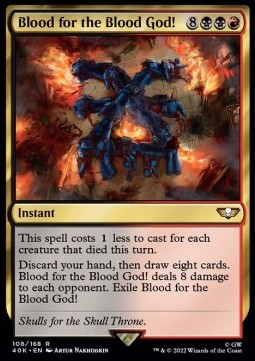 Blood for the Blood God! 40K-108 Rare Near Mint Englisch