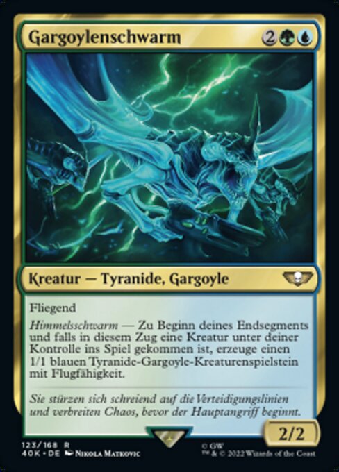 Gargoylenschwarm 40K-123 Rare Excellent Deutsch