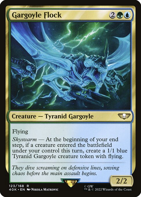 Gargoyle Flock 40K-123 Rare Light Played Englisch