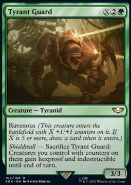 Tyrant Guard 40K-103 Rare Excellent Englisch