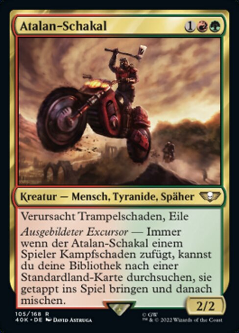 Atalan-Schakal 40K-105 Rare Near Mint Deutsch