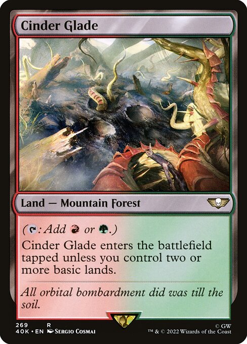 Cinder Glade 40K-269 Rare Near Mint Englisch