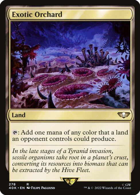 Exotic Orchard 40K-278 Rare Near Mint Englisch