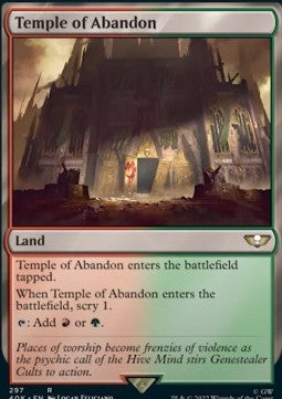 Temple of Abandon 40K-297 Rare Near Mint Englisch