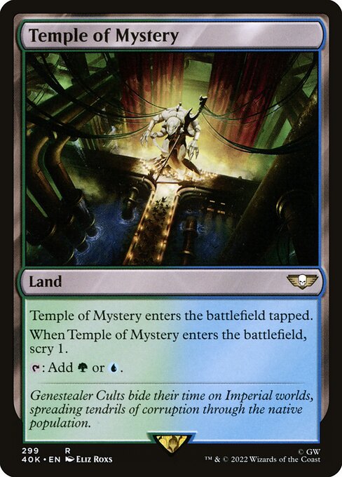 Temple of Mystery 40K-299 Rare Near Mint Englisch