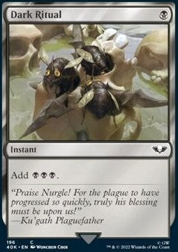 Dark Ritual 40K-196 Common Near Mint Englisch