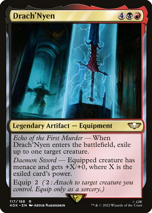 Drach'Nyen 40K-117 Rare Near Mint Englisch