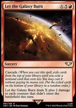 Let the Galaxy Burn 40K-81 Rare Excellent Deutsch