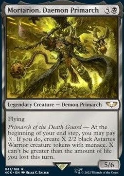 Mortarion, Daemon Primarch 40K-41 Rare Excellent Deutsch
