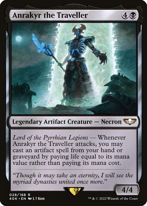 Anrakyr the Traveller 40K-28 Rare Near Mint Englisch