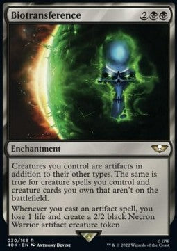 Biotransference 40K-30 Rare Near Mint Englisch