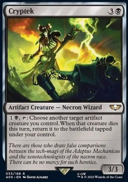 Cryptek 40K-33 Rare Near Mint Englisch