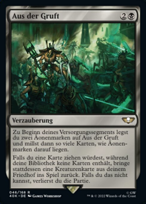 Out of the Tombs 40K-46 Rare Near Mint Deutsch