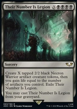 Their Number Is Legion 40K-63 Rare Near Mint Englisch