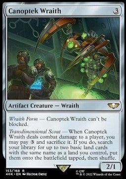 Canoptek Wraith 40K-153 Rare Near Mint Englisch