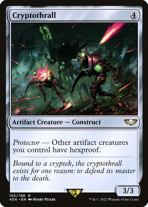Cryptothrall 40K-155 Rare Near Mint Englisch