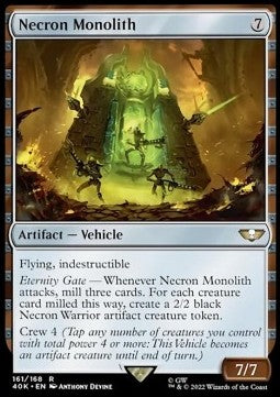Necron-Monolith 40K-161 Rare Near Mint Deutsch