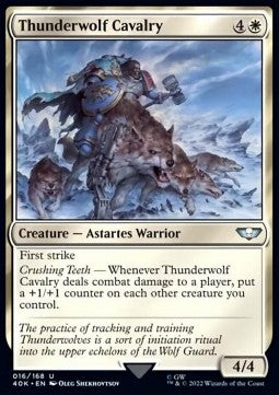 Thunderwolf Cavalry 40K-16 Uncommon Near Mint Englisch