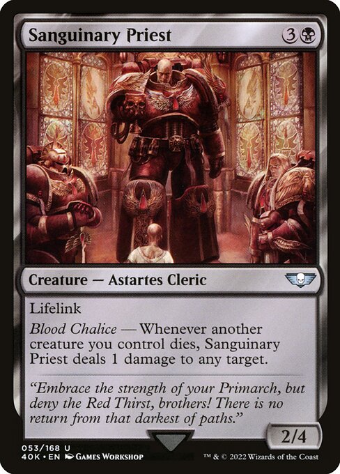 Sanguinary Priest 40K-53 Uncommon Excellent Englisch